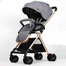 Load image into Gallery viewer, Lightweight Portable Baby Stroller With Large Storage Bag,Sunshade Folding Baby Carriage,High Landscape Prams Baby Strollers