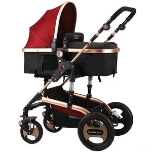 Lightweight Baby Stroller Newborn Pram Sit Lay Baby Carriage Umbrella Cart Fold Portable Traveling Stroller Can Take to Plane