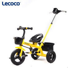 Load image into Gallery viewer, Lecoco child tricycle bike  baby stroller