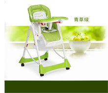 Load image into Gallery viewer, Feeding Baby Chair Baby Highchair Adjustable and Foldable Children Eatting Dinner Chair High Height Adjustable