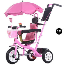 Load image into Gallery viewer, Inflatable 3 Wheel Baby Stroller Baby Bicycle Child Bicycle Baby Trolley Tricycles For Children Baby Pushchair Tricycle Stroller