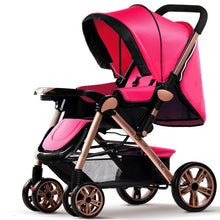 Load image into Gallery viewer, Hot Sale Fashion Baby Stroller Foldable Sit and Lie,5 Point Harness Stroller,Baby stroller,poussette pliante portable