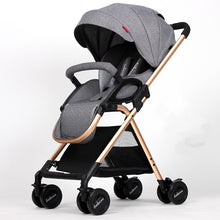 Load image into Gallery viewer, High Landscape Baby Strollers 5.9kg Light Portable Baby Car Newborn Baby Carriage Fold Pram Umbrella Cart,Poussette,Kinderwagen