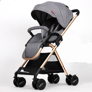 High Landscape Baby Strollers 5.9kg Light Portable Baby Car Newborn Baby Carriage Fold Pram Umbrella Cart,Poussette,Kinderwagen