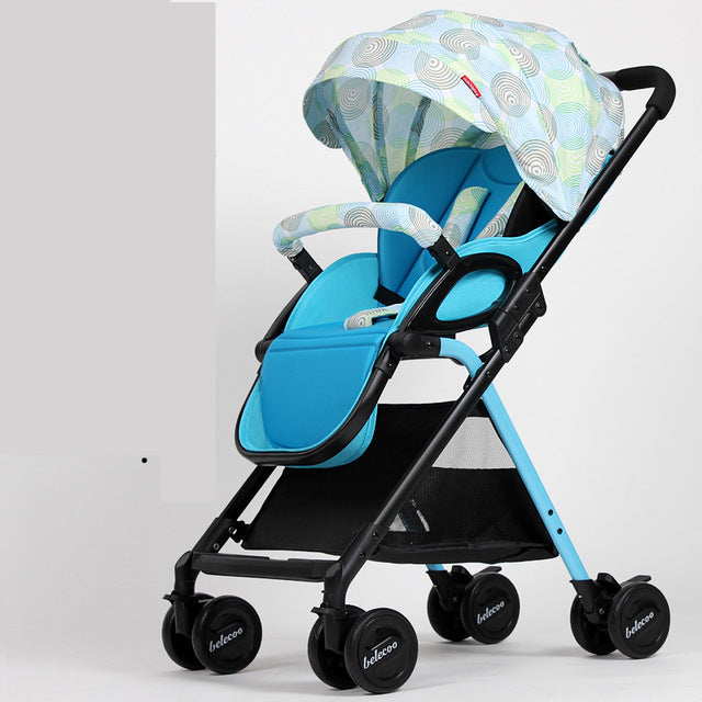 High Landscape Baby Strollers 5.9kg Light Portable Baby Car Newborn Baby Carriage Fold Pram Umbrella Cart,Poussette,Kinderwagen