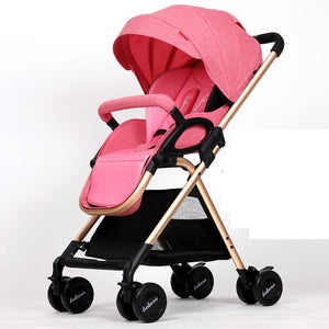 High Landscape Baby Strollers 5.9kg Light Portable Baby Car Newborn Baby Carriage Fold Pram Umbrella Cart,Poussette,Kinderwagen