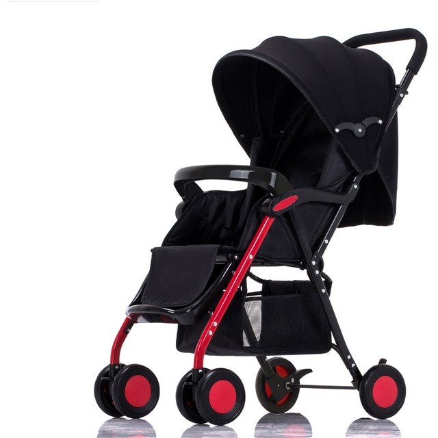 High Landscape Portable Travel Baby Strollers,Super Light Foldable Can Sit & Lie Baby Prams Pushchairs Kinderwagen Child Trolley