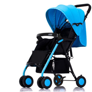 High Landscape Portable Travel Baby Strollers,Super Light Foldable Can Sit & Lie Baby Prams Pushchairs Kinderwagen Child Trolley