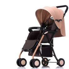 Load image into Gallery viewer, High Landscape Portable Travel Baby Strollers,Super Light Foldable Can Sit &amp; Lie Baby Prams Pushchairs Kinderwagen Child Trolley