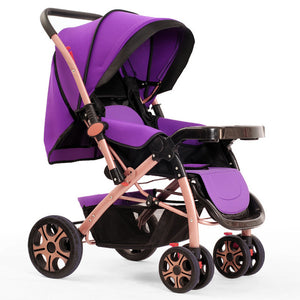 High Landscope Baby Stroller Folding Four-Wheel Infant Car Safety Baby Cradle Carriage Pram Buggy for Travelling bebek arabasi