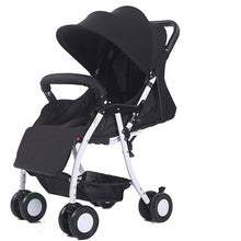 Load image into Gallery viewer, 567 Super Light Folding High Landscape Baby Strollers Umbrella Car Pushchair,Newborn Width Sleeping Basket Pram Buggy for Travelling