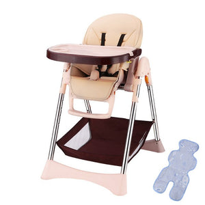 New Simple Portable Baby Feeding Chair With Safty Belt 57*82*110cm Plastic Baby High Chair Adjustable Anti-Slip Highchair