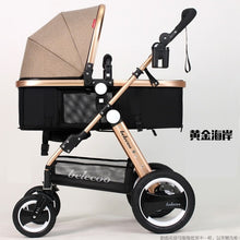 Load image into Gallery viewer, Luxury Baby Stroller Lightweight Baby Carriage Strollers Kids Pram Traval Pushchair For 6-36 Months, Kinderwagen, bebek arabasi