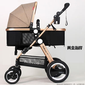 Luxury Baby Stroller Lightweight Baby Carriage Strollers Kids Pram Traval Pushchair For 6-36 Months, Kinderwagen, bebek arabasi