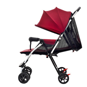 New Summer Super Breathable Baby Stroller Urltra-Light Portable Folding Baby Prams Pushchair Can Sit & Lie Infant Umbrella Cart