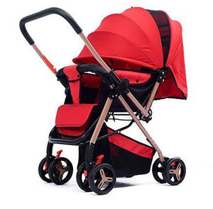 New Fashion Two-way Baby Stroller poussette Can Sit Flat Lying High Landscape Folding Umbrella Pram Baby Carriage for Newborns