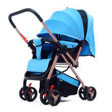 Load image into Gallery viewer, High Quality Baby Stroller High Landscape Folding Baby Trolley Portable Width Sleeping Basket Baby Car for Newborn Pram carrinho