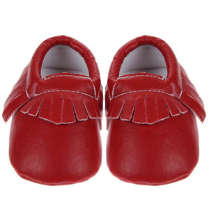 Spring Baby Shoes PU Leather Baby Girls Moccasins Shoes Kids Boys Soft Non-slip Footwear for Newborns Crib Shoes 0-18 Months