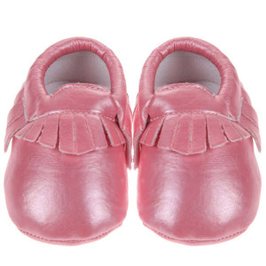 Spring Baby Shoes PU Leather Baby Girls Moccasins Shoes Kids Boys Soft Non-slip Footwear for Newborns Crib Shoes 0-18 Months