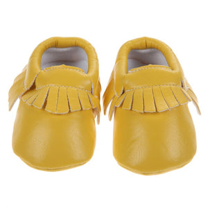 Spring Baby Shoes PU Leather Baby Girls Moccasins Shoes Kids Boys Soft Non-slip Footwear for Newborns Crib Shoes 0-18 Months