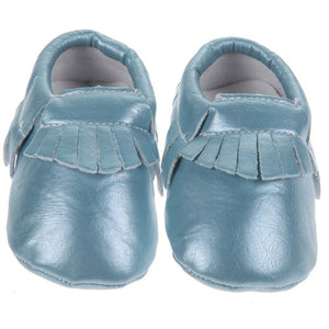 Spring Baby Shoes PU Leather Baby Girls Moccasins Shoes Kids Boys Soft Non-slip Footwear for Newborns Crib Shoes 0-18 Months