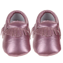 Load image into Gallery viewer, Spring Baby Shoes PU Leather Baby Girls Moccasins Shoes Kids Boys Soft Non-slip Footwear for Newborns Crib Shoes 0-18 Months