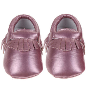 Spring Baby Shoes PU Leather Baby Girls Moccasins Shoes Kids Boys Soft Non-slip Footwear for Newborns Crib Shoes 0-18 Months