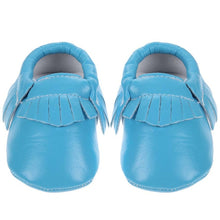 Load image into Gallery viewer, Spring Baby Shoes PU Leather Baby Girls Moccasins Shoes Kids Boys Soft Non-slip Footwear for Newborns Crib Shoes 0-18 Months