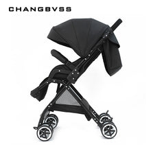 Load image into Gallery viewer, New Arrival!! High Landscape Baby Stroller Folding Can Sit Lie Pram Ultra-light Portable on the Airplane Baby Carriages carrinho