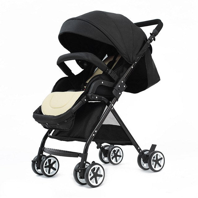 New Arrival!! High Landscape Baby Stroller Folding Can Sit Lie Pram Ultra-light Portable on the Airplane Baby Carriages carrinho