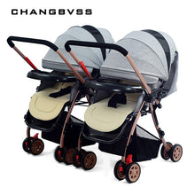 Load image into Gallery viewer, Splittable Twins Baby Stroller