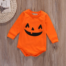 Load image into Gallery viewer, Halloween Baby Cotton Romper Newborn Baby Girl Boy Long Sleeve Romper Fall Pumpkin Body Suit 2017 New Halloween Costume Outfits