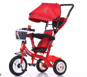 children tricycle and stroller