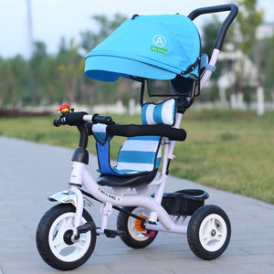 children tricycle and stroller