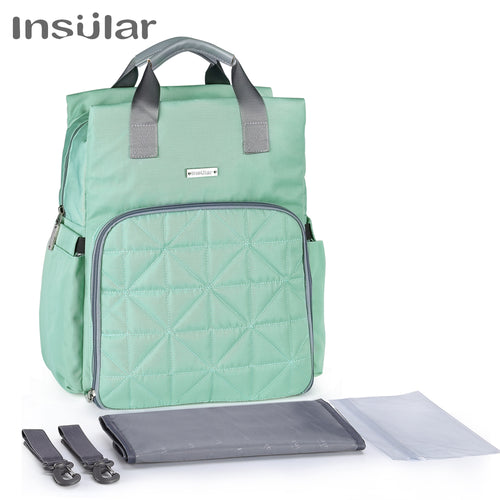 Insular Mummy Maternity Diaper Bag Large Capacity Baby Stroller Bag Travel Nappy Backpack Designer Nursing Bag For Baby Care