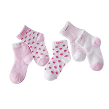 Load image into Gallery viewer, 5 Pair Baby Socks