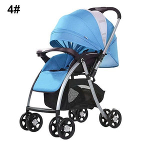 High View Baby Stroller Pram High Landscape Baby Stroller Baby Can Sit And Lie Taga Bike Stroller Foldable Baby Throne Carrinho