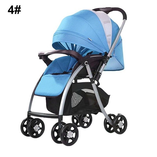 High View Baby Stroller Pram High Landscape Baby Stroller Baby Can Sit And Lie Taga Bike Stroller Foldable Baby Throne Carrinho