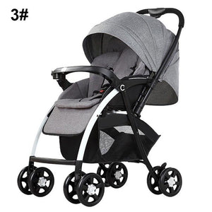 High View Baby Stroller Pram High Landscape Baby Stroller Baby Can Sit And Lie Taga Bike Stroller Foldable Baby Throne Carrinho