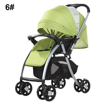 Load image into Gallery viewer, High View Baby Stroller Pram High Landscape Baby Stroller Baby Can Sit And Lie Taga Bike Stroller Foldable Baby Throne Carrinho