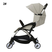 Load image into Gallery viewer, Light Baby Stroller For Travelling Can Sit And Lie Down To Fold The Child Trolley On The Plane Baby Umbrella Baby Stroller 2017