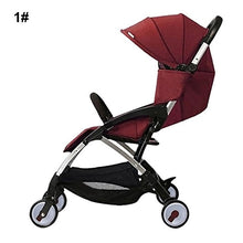 Load image into Gallery viewer, Light Baby Stroller For Travelling Can Sit And Lie Down To Fold The Child Trolley On The Plane Baby Umbrella Baby Stroller 2017