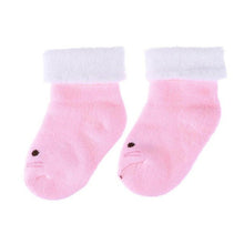 Load image into Gallery viewer, Winter Newborn Baby Socks Cartoon Animal Loop Pile Warm Casual Indoor Floor Socks Breathable Anti-Skid Towel Socks