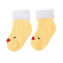 Load image into Gallery viewer, Winter Newborn Baby Socks Cartoon Animal Loop Pile Warm Casual Indoor Floor Socks Breathable Anti-Skid Towel Socks