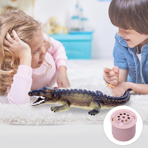 JOCESTYLE Simulation Animal Models Lifelike Sound Educational Toys for Children Bedding Sleeping Story Telling Toys Xmas Gifts